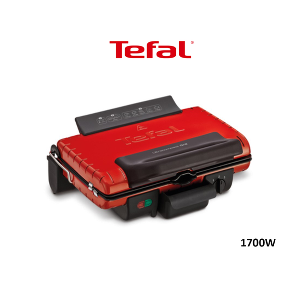 TEFAL 1700W Ultra Compact Grill - Red | GC302528