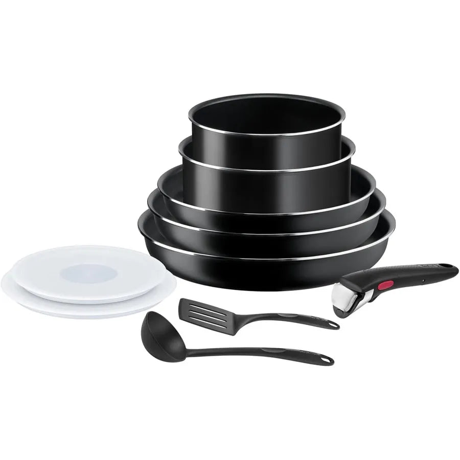 Tefal, Ingenio L1599902 10-Piece Cookware Set, Frying Pans, Pans and Lids, Handle