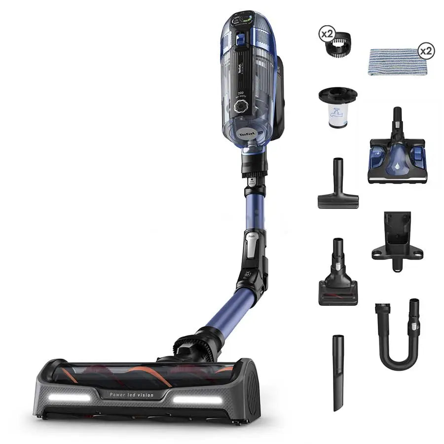 Tefal X-Force Flex 12.60 Aqua, 320W, 150 Airwatts, 45 min Autonomy, Mop Function, Battery 25.2V