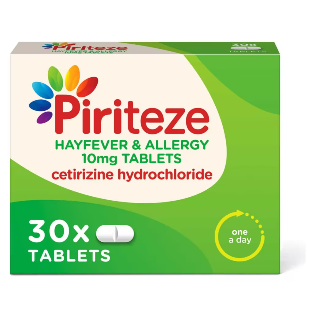 Piriteze - Allergy One-a-day 30 Tablets - Medaid International