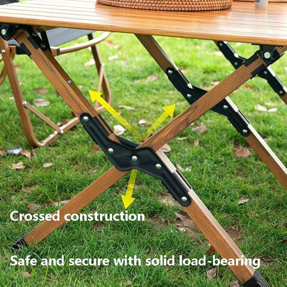 (NET) Rectangle Table Cross Wood 90cm