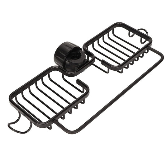 (Net) Aluminum Faucet Hanging Rack, Kitchen Sink Faucet Shelf