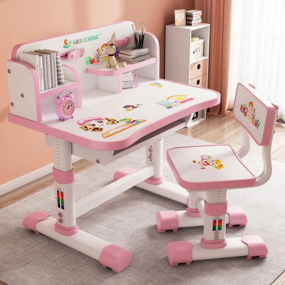 (Net) Chinese Factory′s New Children′s Writing Desk and Chair Set Can Rise and Fall