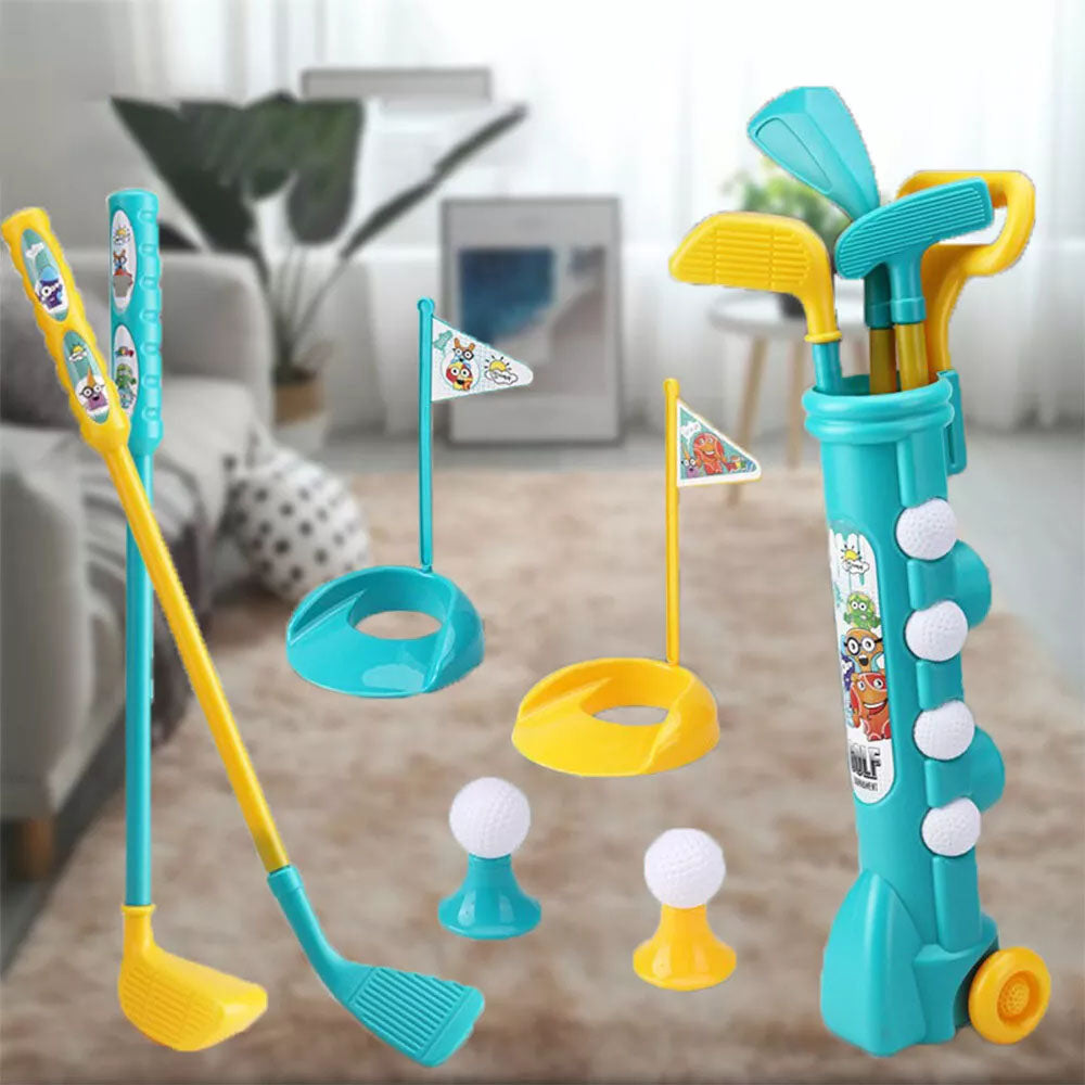 Kids Mini Golf Club Caddy Toys Set Lebanon