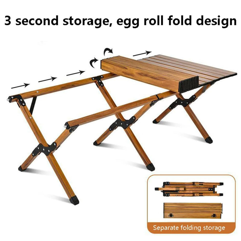 ( NET) Rectangle Table Cross Wood 120cm
