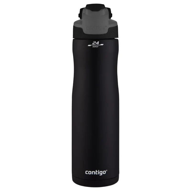Contigo Chill AUTOSEAL Vacuum-Insulated Water Bottle, 720 ml ( Matte Black)