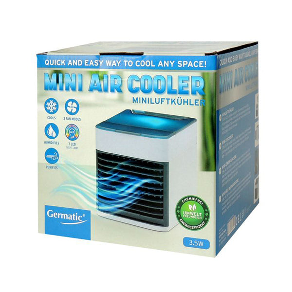 Lex Stand Fan 40W (YW52225) + FREE Germatic  Mini Air Cooler (AC-3.5.805.1)