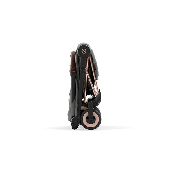 Cybex - Coya Stroller - Cloud T Car Seat -(Base T, Adapters & Bumpers Are Optional ) - Rosegold/Mirage Grey - Travel System