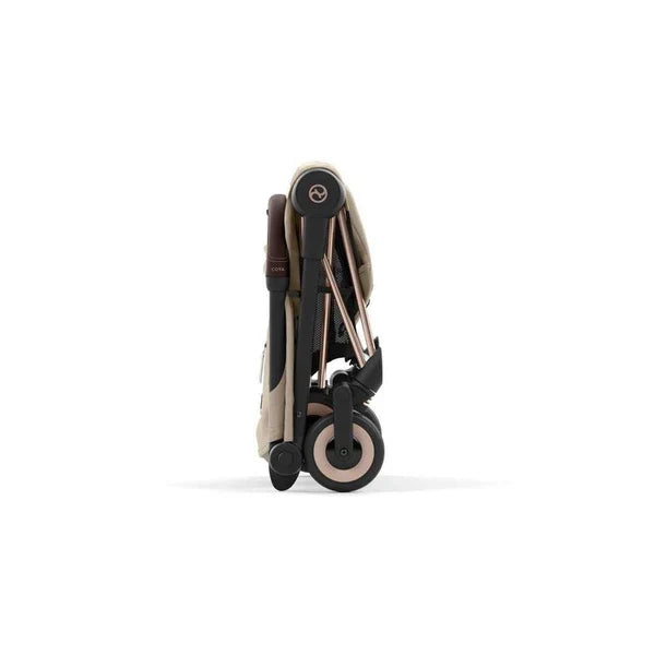 Cybex - Coya Stroller - Cloud G Car Seat - (Base G, Adapters & Bumpers Are Optional) - Rosegold/Cozy Beige - Travel System