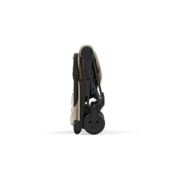 Cybex - Coya Stroller - Cloud G Car Seat - (Base G, Adapetrs7Bumpers Are Optional) - Matt Black/Cozy Beige - Travel System