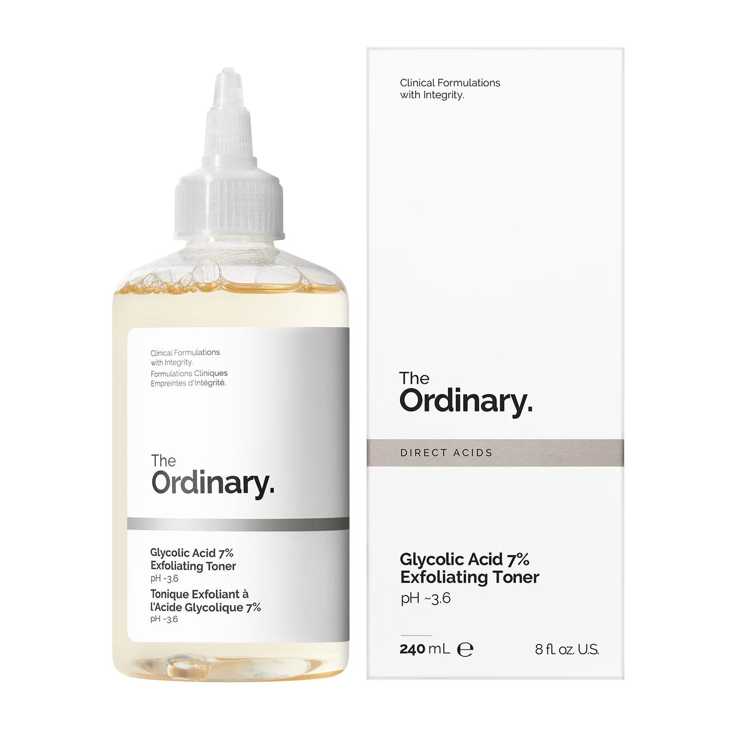 the ordinary glycolic acid 7% toning solution-240ML
