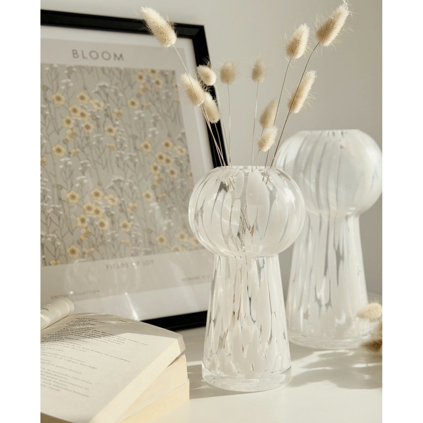 Mushroom Glass Vase