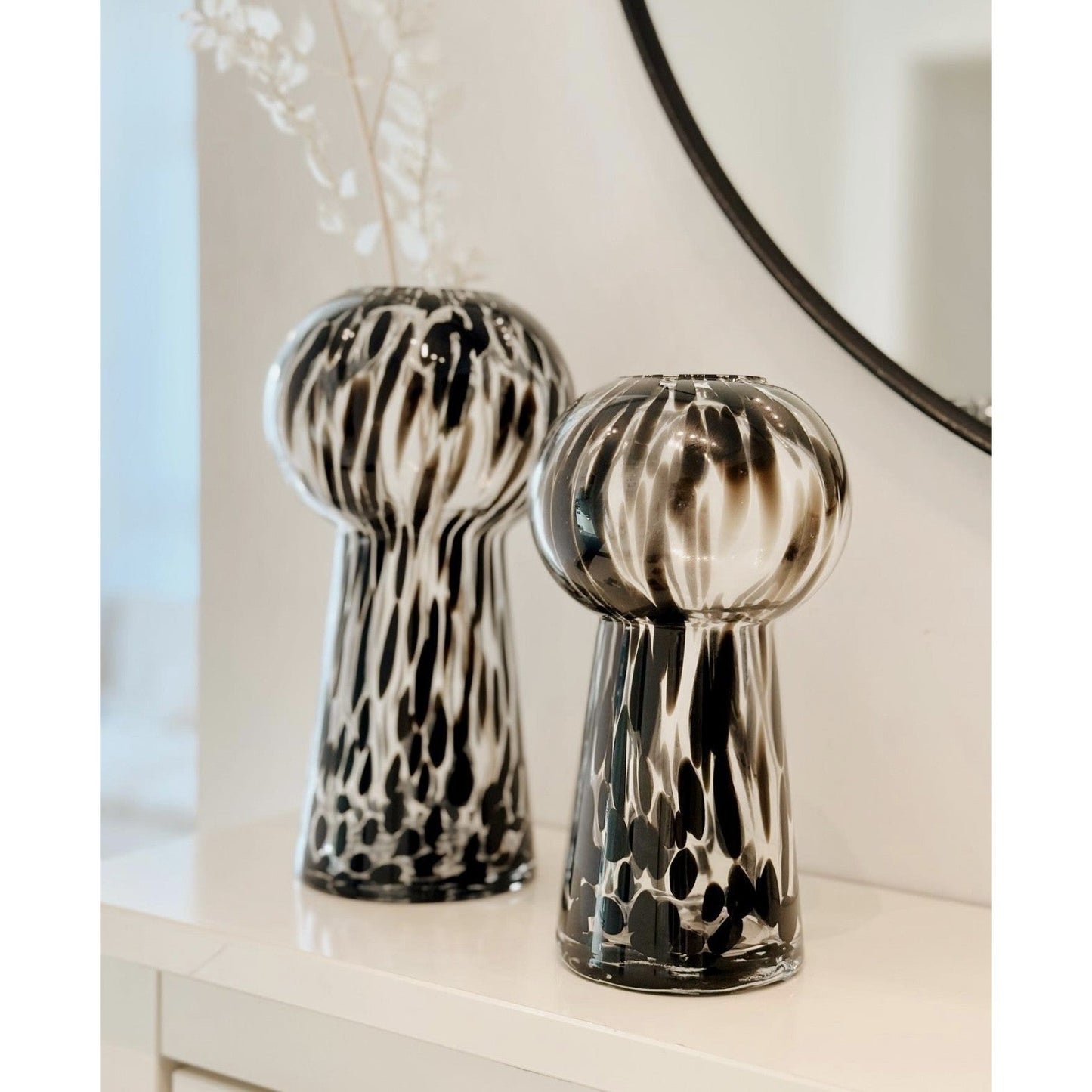Mushroom Glass Vase