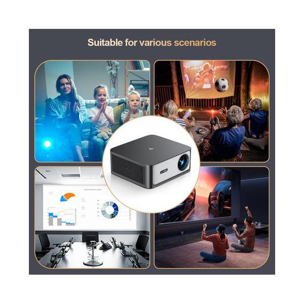 Projector Thundeal TD98 Pro 30000 Lumens Full HD Native 4K Resolution Cinema TV Monitor Television Projecteur Consoles Suitable for Home Office Restaurants Conference