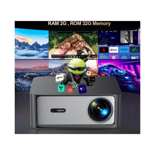 Projector Thundeal TD98 Pro 30000 Lumens Full HD Native 4K Resolution Cinema TV Monitor Television Projecteur Consoles Suitable for Home Office Restaurants Conference