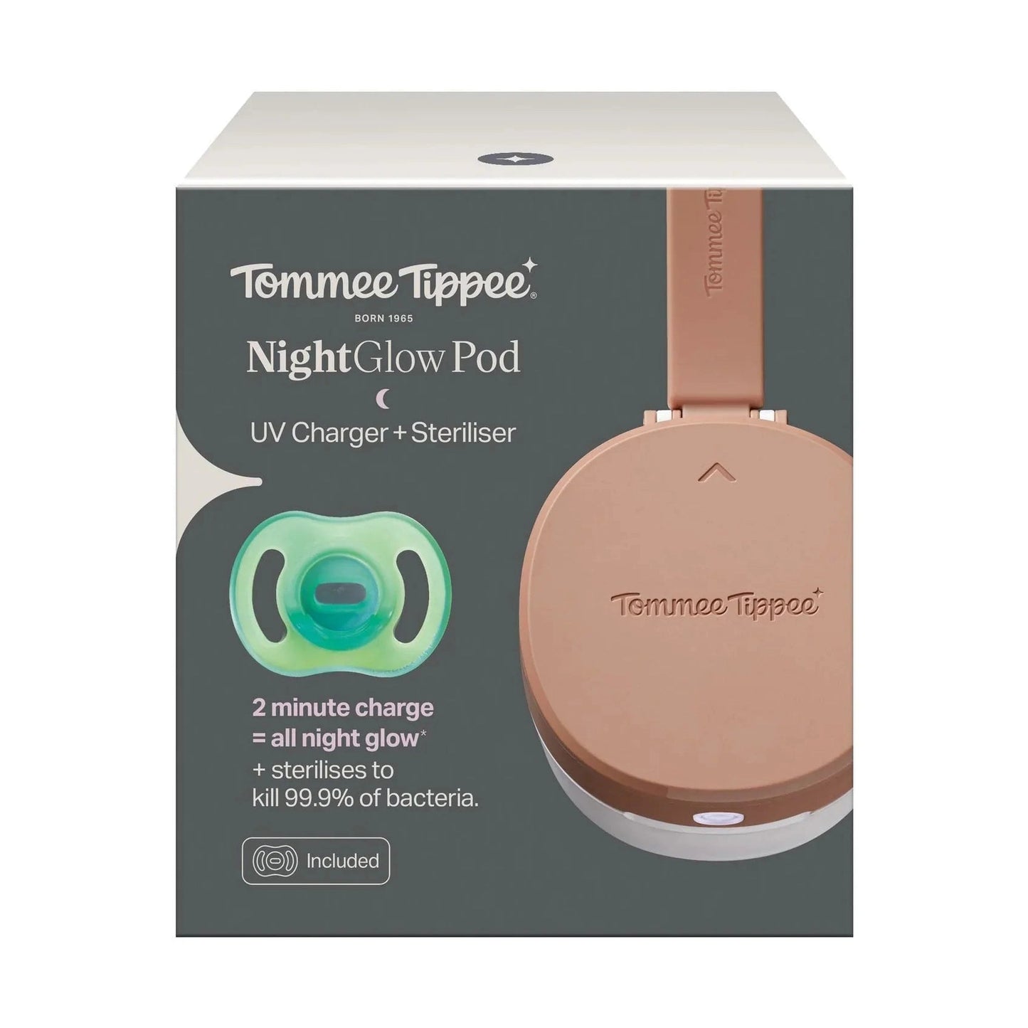 Tomme Tippee - Uv Night Glow Pod - Ultra Soother - NEW!!