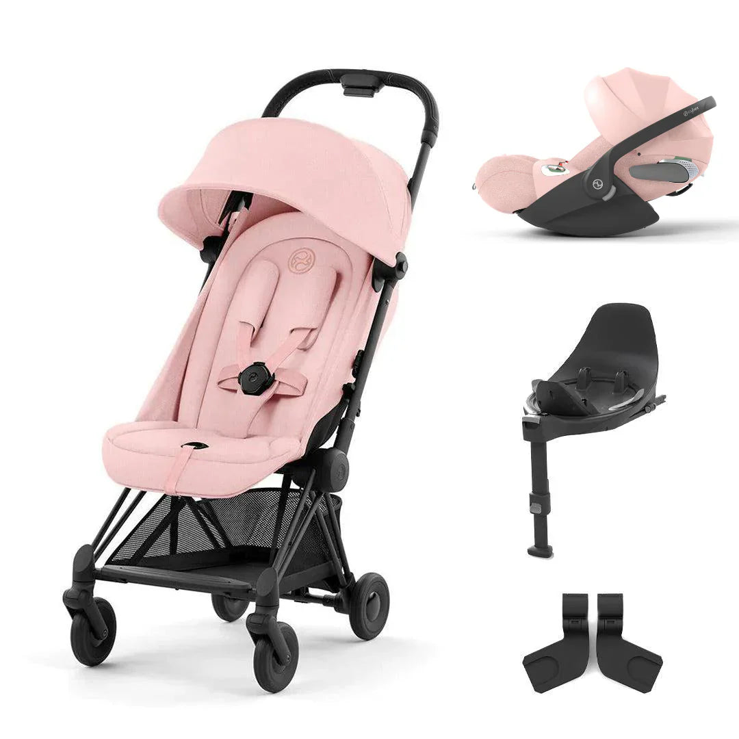 Cybex - Coya - Cloud-T Car Seat - (Base-T,Adapter &Bumper Are Optional ) - Rosegold&Peach,Light Pink - Travel System