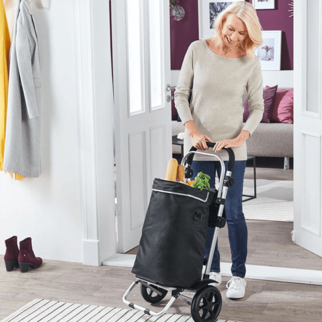 TOPMOVE® Shopping Trolley, Including Folding Mechanism 40L