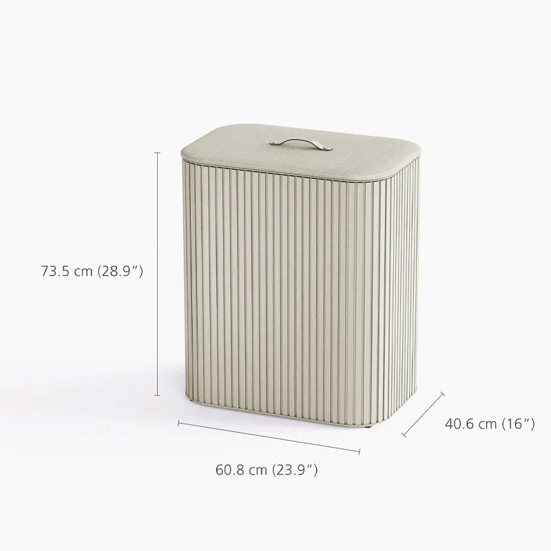 Joseph   Joseph   Tota   Luxe   90L   Ecru   Laundry   Separation   Basket