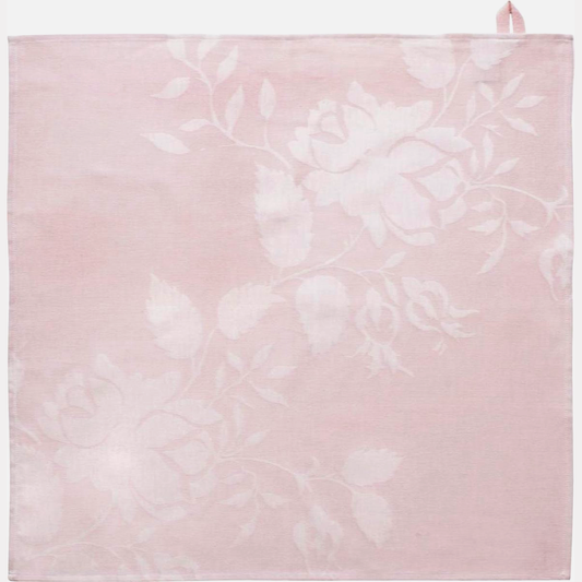 Royal Boch Fleurs Rouges Kitchen Towel in Pink