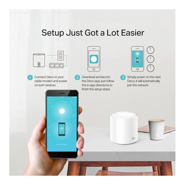 TP-Link Deco X20 2-Pack AX1800 Whole Home Mesh Wi-Fi 6 System