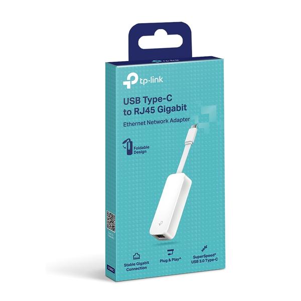 TP-Link, USB Type-C to RJ45 Gigabit Ethernet Network Adapter, UE300C