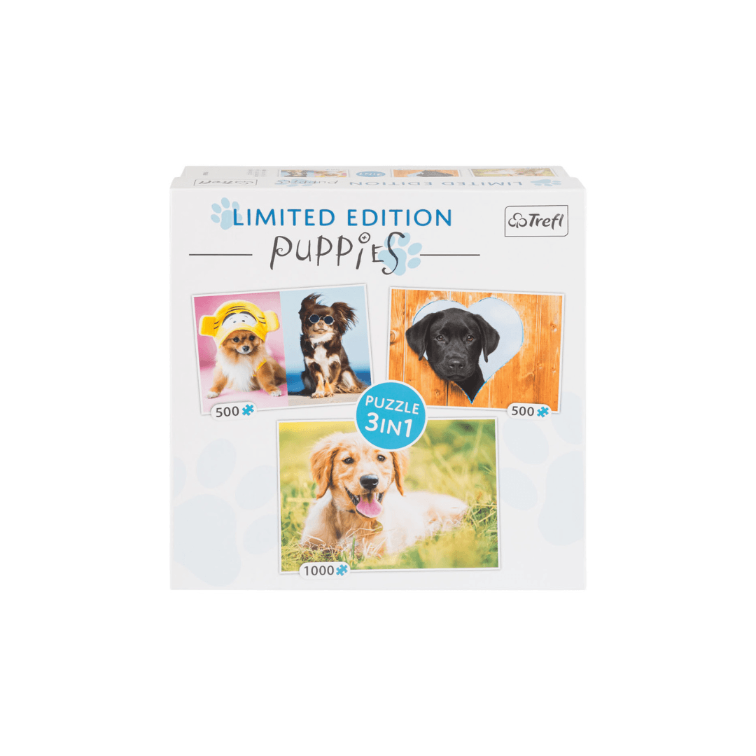 TREFL PUZZLE PUPPIES 3 IN 1 LIMITED EDITION