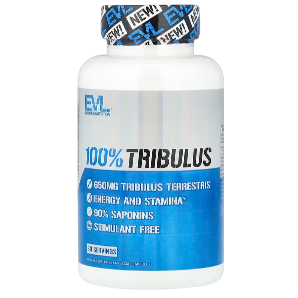 EVLution Nutrition 100% Tribulus 650 mg 60 Veggie Capsules