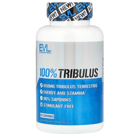 EVLution Nutrition 100% Tribulus 650 mg 60 Veggie Capsules