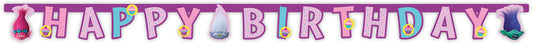 Dream Works Trolls Party Happy Birthday Garland | Dream Works In Lebanon