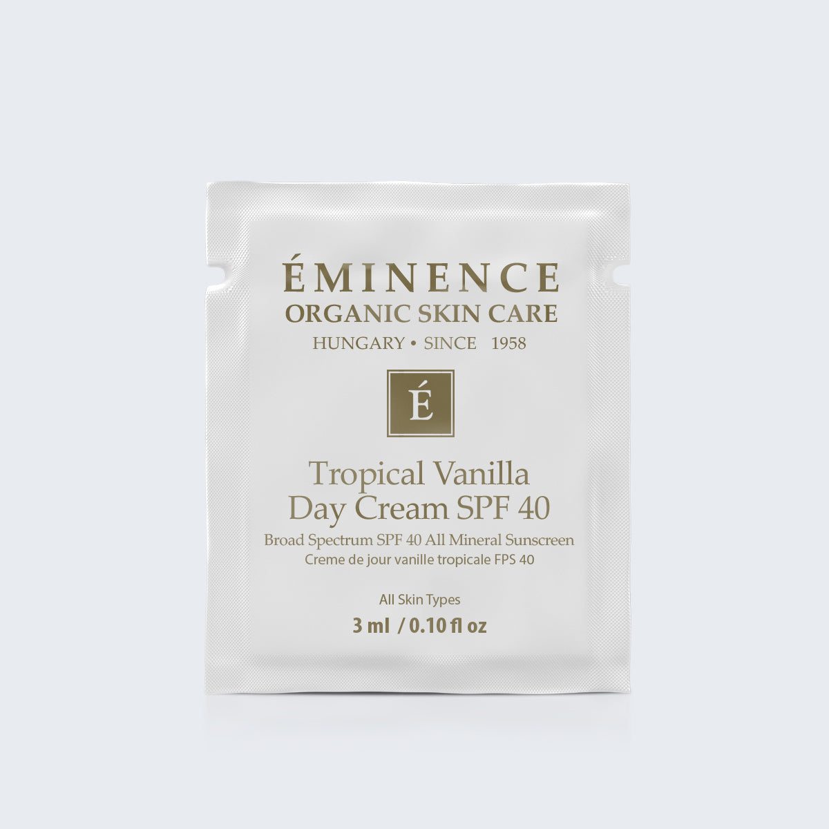 Eminence Organics Tropical Vanilla Day Cream SPF 40 Card Sample - Medaid International