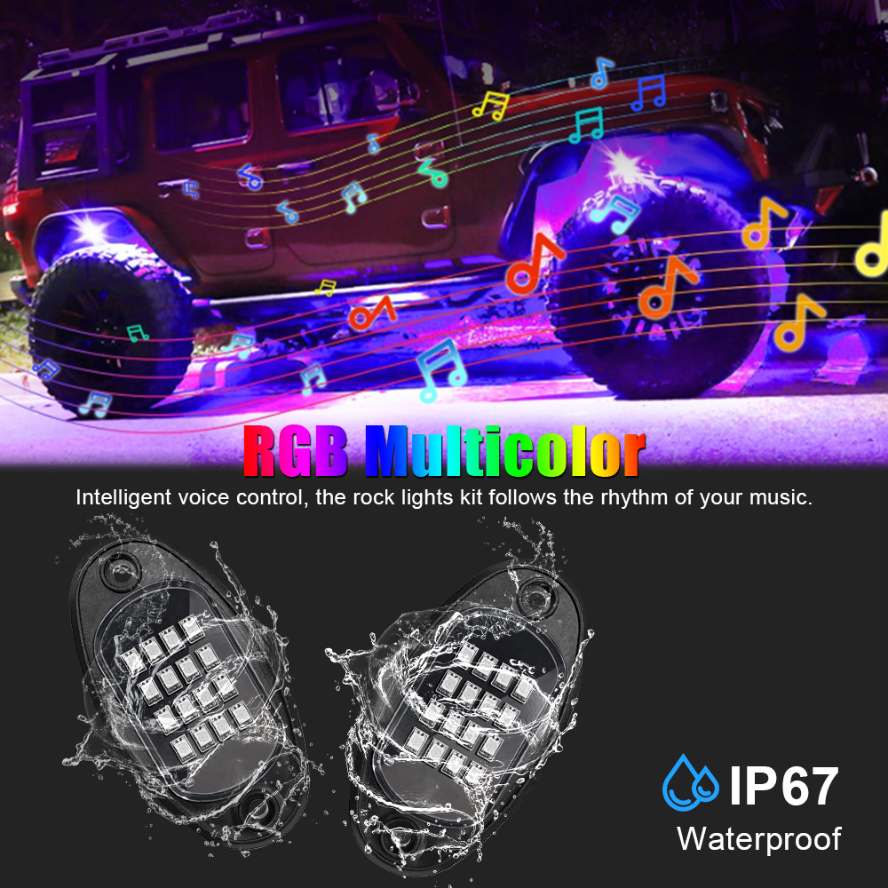 RGB Ambient Wheel Lights ‚Äì 16M Colors & lamp Music Sync - Medaid International