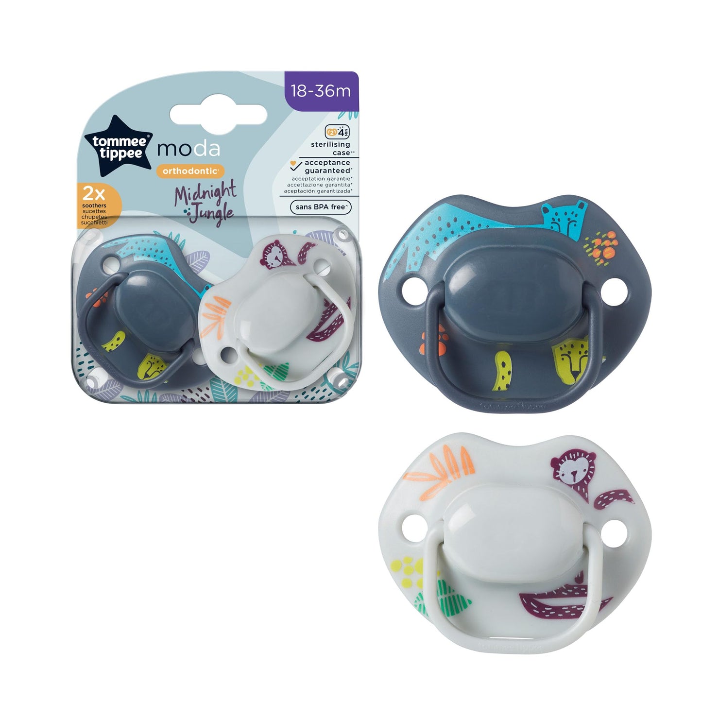 Tommee Tippee  Moda Soother 2X 18-36M - Medaid International