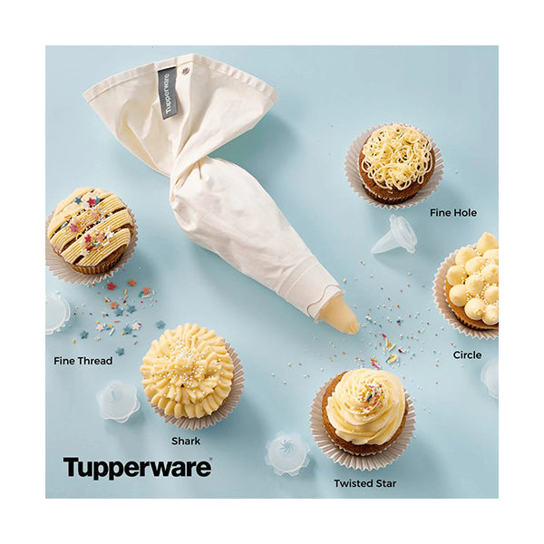 Tupperware, Decorating Bag With 5 Nozzles - 266242