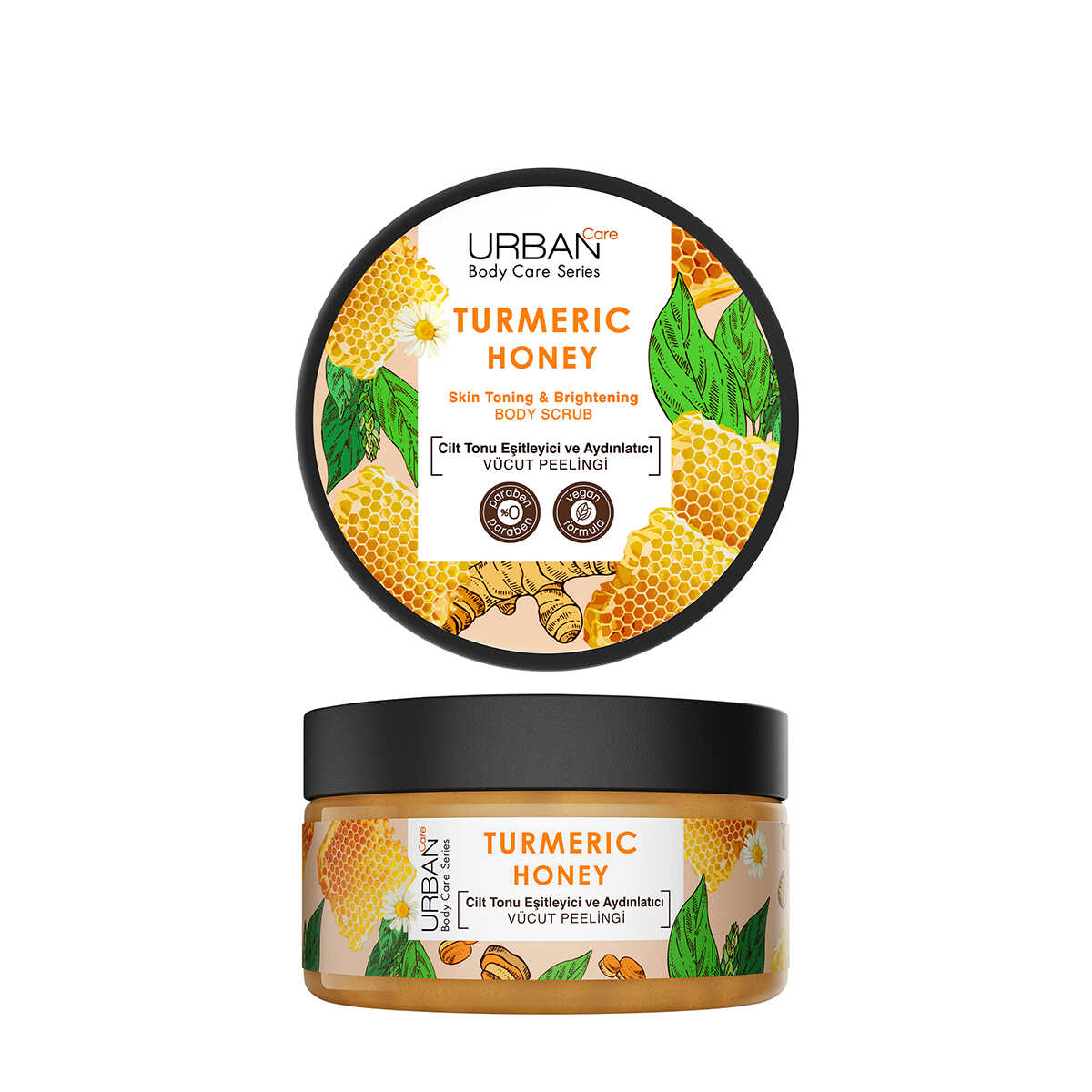 Urban Care Turmeric Honey Body Scrub 2000ML - Medaid International