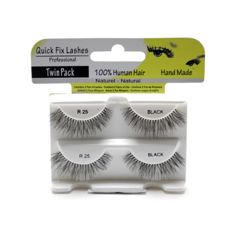 QUICK FIX LASHES TWIN PACK R25 BLACK - Medaid International