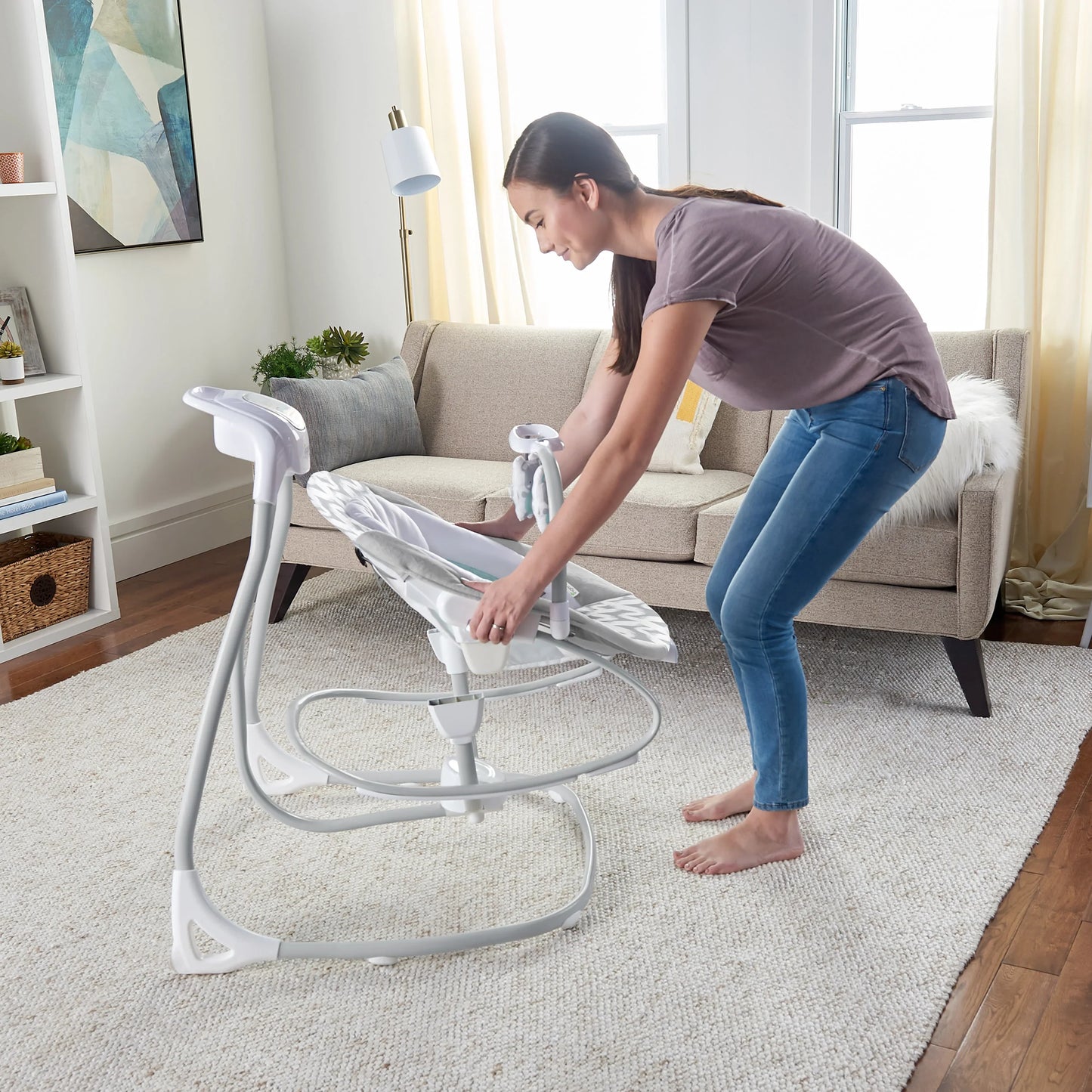 Kids2 - Ingenuity Simple Comfort Swing & Rocker - Raylan