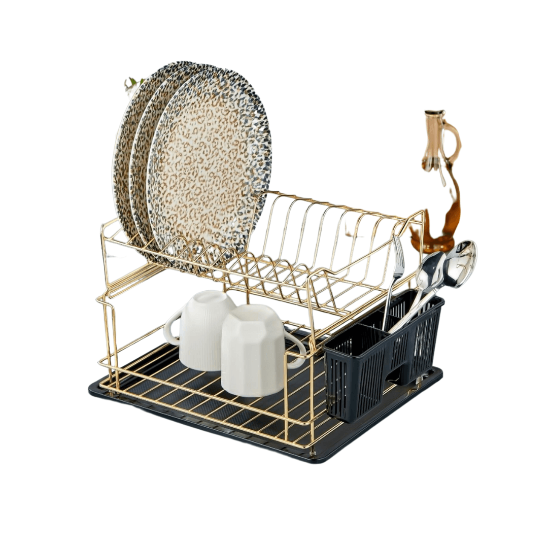 TWO LAYER STAINLESS STEEL DISH BASKET