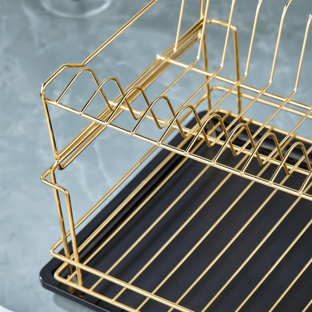 TWO LAYER STAINLESS STEEL DISH BASKET