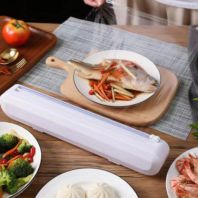 Plastic Dispenser 37 Cm Fixing Foil Cling Film Wrap