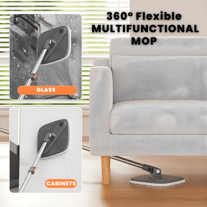 Self-Cleaning 360° Spin Mop | No Mess, No Effort - Medaid International