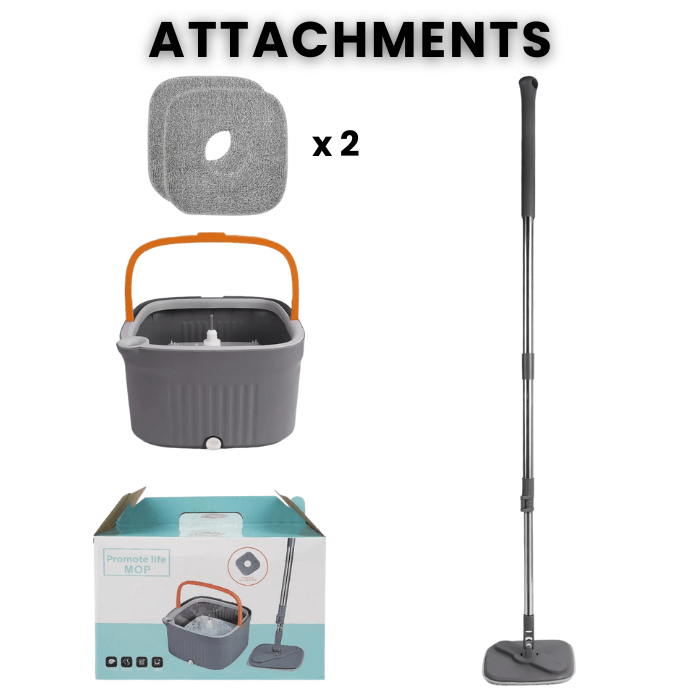 Self-Cleaning 360° Spin Mop | No Mess, No Effort - Medaid International