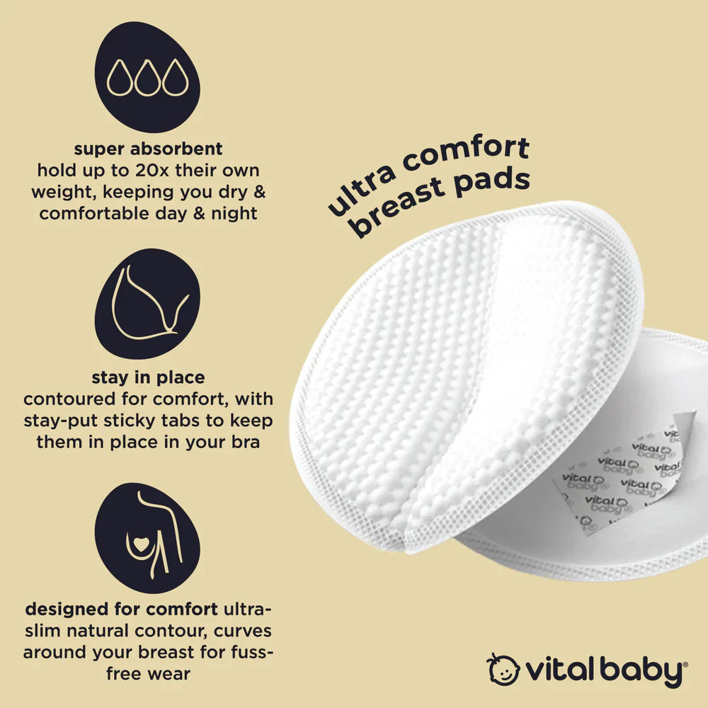 Vital Baby Nurture ultra comfort breast pads 56pk