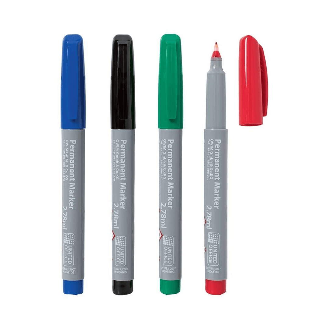 United Office Permanent Markers