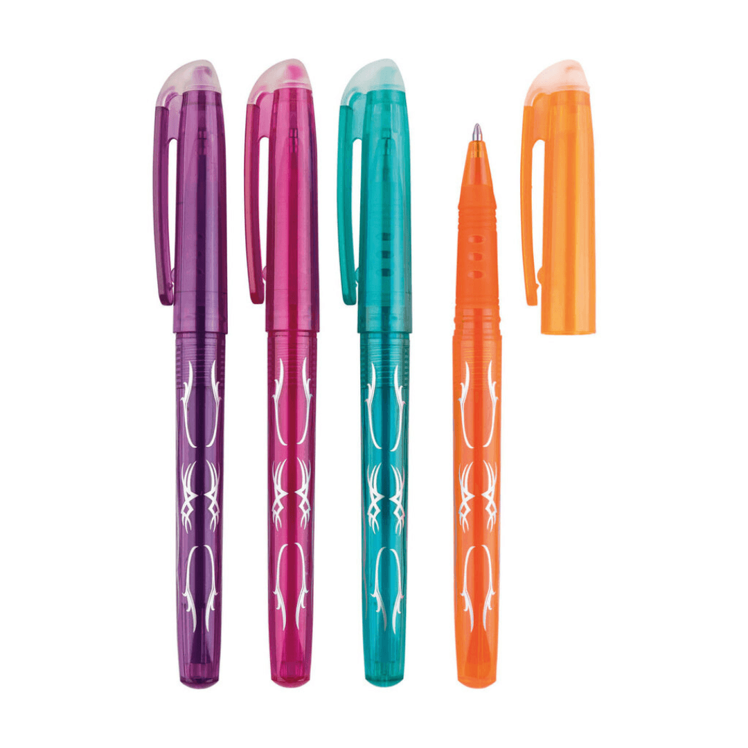 UNITED OFFICE® 4 Erasable Rollerball Pens