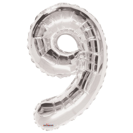 SD Silver " 9"Foil Balloons   | SD in Lebanon