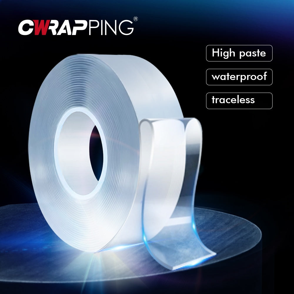 Transparent and waterproof double-sided adhesive tape  20 mm x 3 m