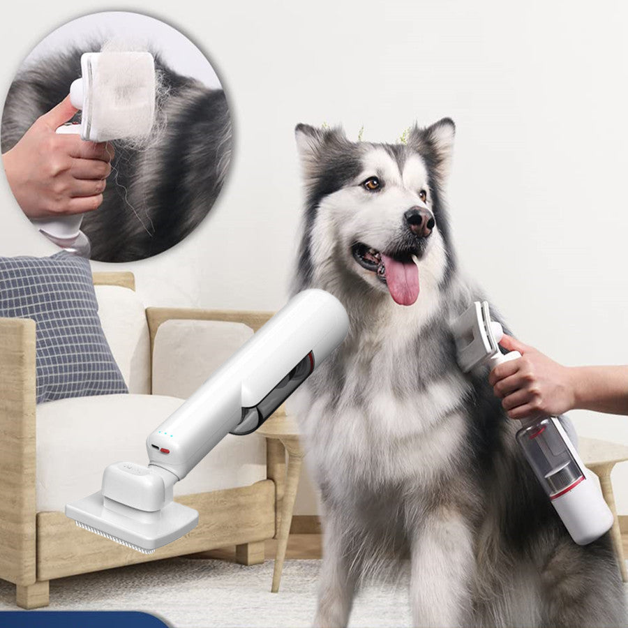 Portable Pet Grooming & Vacuum Device