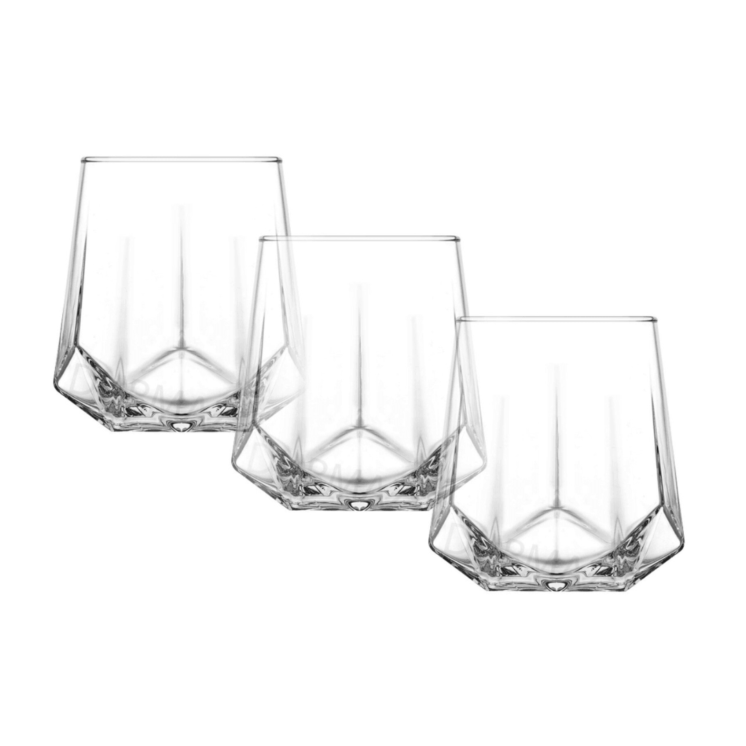 Valeria Set of 3 Soft Drink Glasses 400ML Lebanon"
