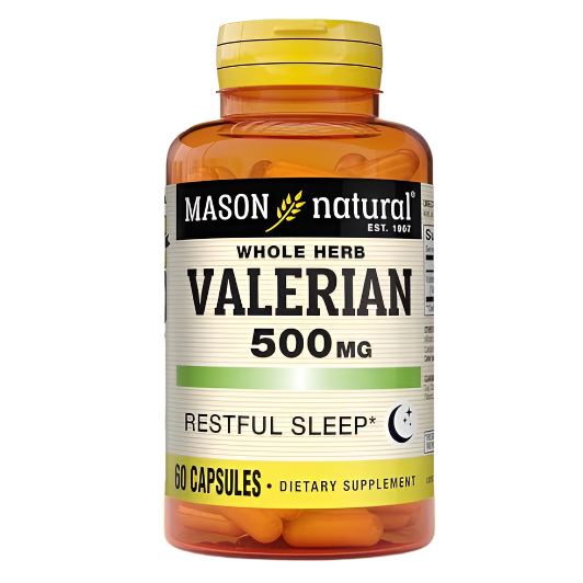 Mason Natural Valerian Root 500 mg 60 Capsules
